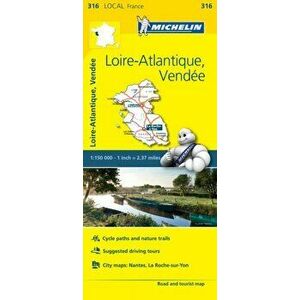 Loire-Atlantique, Vendee - Michelin Local Map 316. Map, Sheet Map - *** imagine
