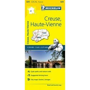 Creuse, Haute-Vienne - Michelin Local Map 325. Map, Sheet Map - *** imagine