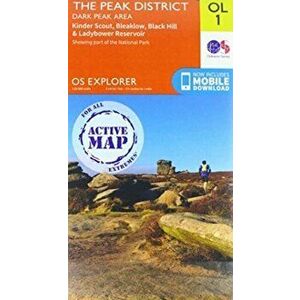 Peak District. Dark Peak Area, Sheet Map - *** imagine