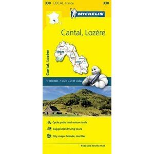 Cantal, Lozire - Michelin Local Map 330. Map, Sheet Map - *** imagine