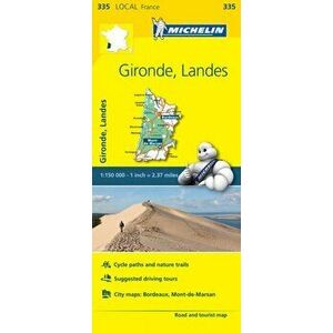 Gironde, Landes - Michelin Local Map 335. Map, Sheet Map - *** imagine