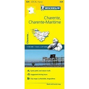 Charente, Charente-Maritime - Michelin Local Map 324. Map, Sheet Map - *** imagine