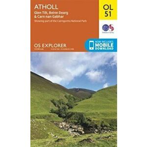 Atholl, Glen Tilt, Beinn Dearg & Carn nan Gabhar, Sheet Map - *** imagine