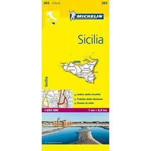 Sicily - Michelin Local Map 365. Map, Sheet Map - *** imagine