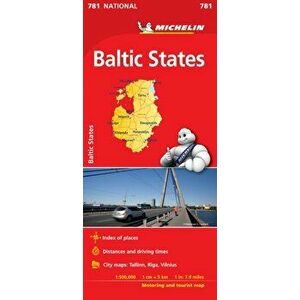 Baltic States - Michelin National Map 781. Map, Sheet Map - *** imagine