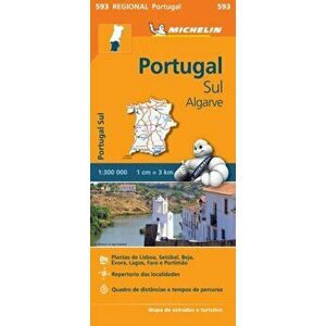 Portugal Sud - Algrave - Michelin Regional Map 593. Map, Sheet Map - *** imagine