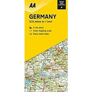 Road Map Germany, Sheet Map - *** imagine