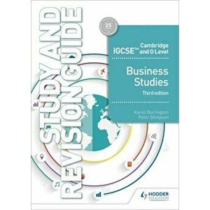 Cambridge IGCSE and O Level Business Studies Study and Revision Guide 3rd edition, Paperback - Peter Stimpson imagine