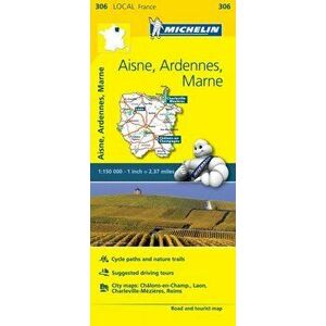 Aisne, Ardennes, Marne - Michelin Local Map 306. Map, Sheet Map - *** imagine