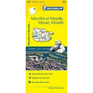 Meuse, Meurthe-et-Moselle, Moselle, - Michelin Local Map 307. Map, Sheet Map - *** imagine