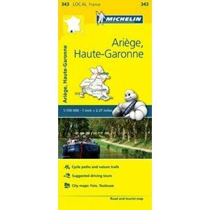 Ariege, Haute-Garonne - Michelin Local Map 343. Map, Sheet Map - *** imagine