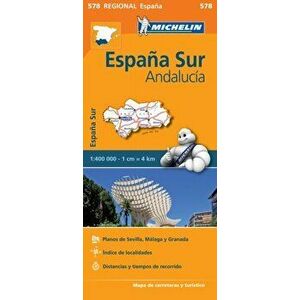 Andalucia - Michelin Regional Map 578. Map, Sheet Map - *** imagine