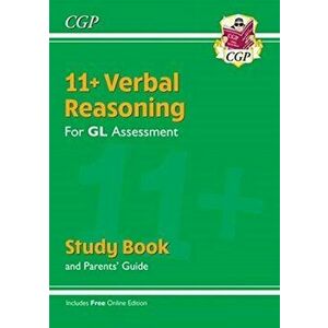 New 11+ GL Verbal Reasoning Study Book (with Parents' Guide & Online Edition), Paperback - *** imagine