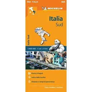 Italy South - Michelin Regional Map 564. Map, Sheet Map - *** imagine