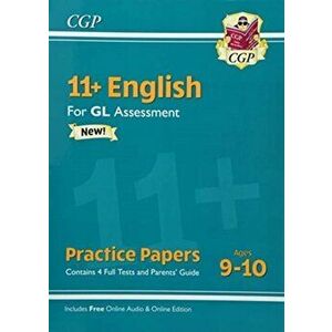 New 11+ GL English Practice Papers - Ages 9-10 (with Parents' Guide & Online Edition), Paperback - *** imagine