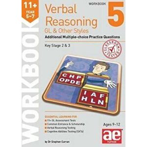 11+ Verbal Reasoning Year 5-7 GL & Other Styles Workbook 5. Additional Multiple-choice Practice Questions, Paperback - Stephen C. Curran imagine