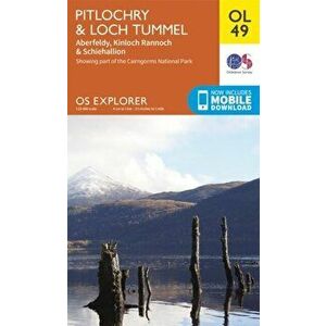 Pitlochry & Loch Tummel, Aberfeldy, Kinloch Rannoch & Schiehallion, Sheet Map - *** imagine