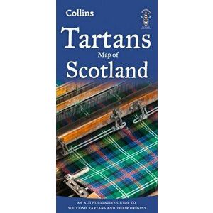 Tartans Map of Scotland, Sheet Map - *** imagine
