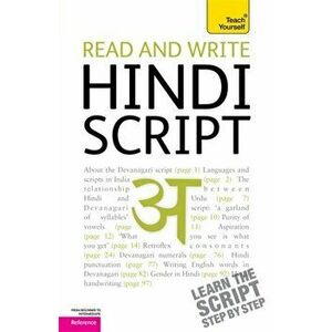 Read and write Hindi script: Teach Yourself, Paperback - Rupert Snell imagine