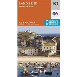 Land's End. Penzance & St Ives, Sheet Map - *** imagine