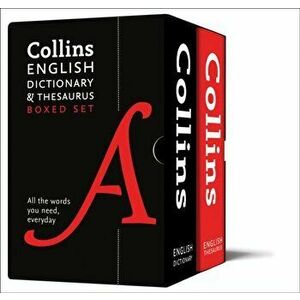 Collins English Dictionary and Thesaurus Boxed Set. All the Words You Need, Every Day - *** imagine