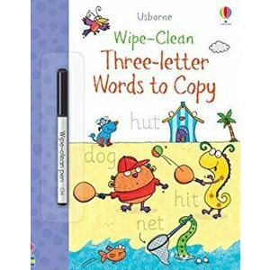 Wipe-Clean Three-Letter Words to Copy, Paperback - Jane Bingham imagine