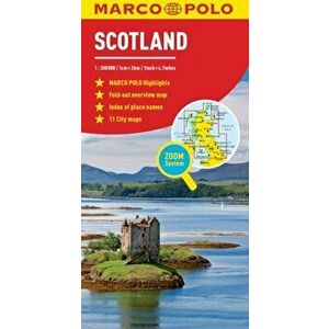 Scotland Marco Polo Map. Also covers Northern England, Sheet Map - *** imagine