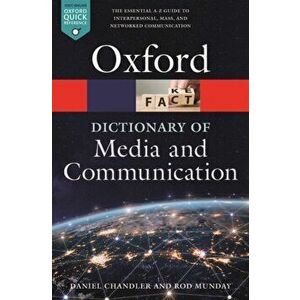 Dictionary of Media and Communication, Paperback - Rod Munday imagine