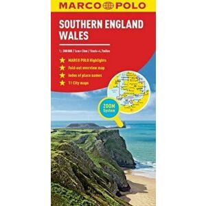 Southern England and Wales Marco Polo Map, Sheet Map - *** imagine
