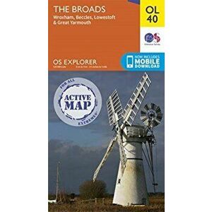Broads. Wroxham, Beccles, Lowestoft & Great Yarmouth, Sheet Map - *** imagine