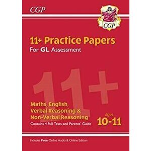 New 11+ GL Practice Papers Mixed Pack - Ages 10-11 (with Parents' Guide & Online Edition), Paperback - CGP Books imagine