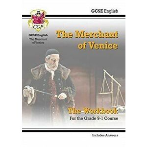 New Grade 9-1 GCSE English Shakespeare - The Merchant of Venice Workbook (includes Answers), Paperback - *** imagine