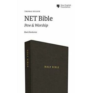 NET Bible, Pew and Worship, Hardcover, Black, Comfort Print. Holy Bible, Hardback - *** imagine