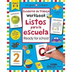 Wipe Clean: Bilingual Workbook Ready for School, Paperback - Roger Priddy imagine