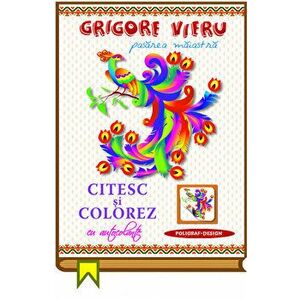 Citesc si colorez cu autocolante - pasarea maiastra - Grigore Vieru imagine