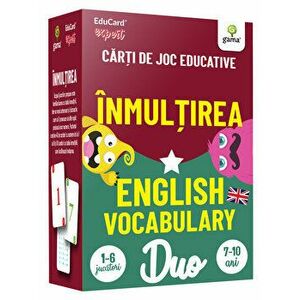 Inmultirea. English vocabulary. Carti de joc educative - *** imagine
