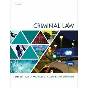 Criminal Law, Paperback - Ian Edwards imagine