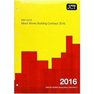 JCT: Minor Works Building Contract 2016 (MW), Paperback - *** imagine