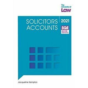 SQE - Solicitors Accounts, Paperback - Jacqueline Kempton imagine