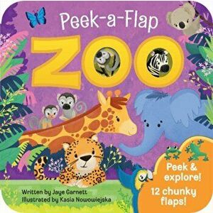 Zoo. Peek a Flap Childrens Board Book, Board book - Cottage Door Press imagine