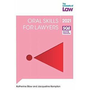 SQE - Oral Skills For Lawyers, Paperback - Katherine Blow imagine