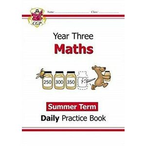 New KS2 Maths Daily Practice Book: Year 3 - Summer Term, Paperback - Cgp Books imagine
