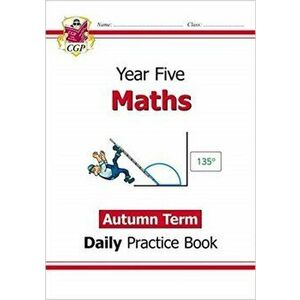 New KS2 Maths Daily Practice Book: Year 5 - Autumn Term, Paperback - Cgp Books imagine