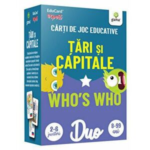 Tari si capitale. Who's who. Carti de joc educative - *** imagine