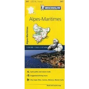 Michelin France: Alpes-Maritimes Map 341, Paperback - Michelin imagine