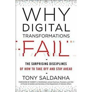Why Digital Transformations Fail: The Surprising Disciplines of How to Take Off and Stay Ahead, Hardcover - Tony Saldanha imagine