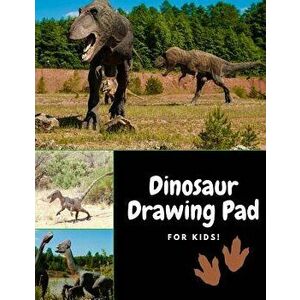 Dinosaur Drawing Pad for Kids: Best Gifts for Age 4, 5, 6, 7, 8, 9, 10, 11, and 12 Year Old Boys and Girls - Great Art Gift, Top Boy Toys and Books, P imagine