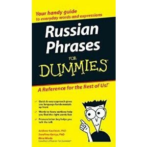 Russian Phrases for Dummies, Paperback - Andrew Kaufman imagine
