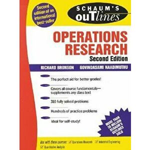 Schaum's Outline of Operations Research, Paperback - Richard Bronson imagine