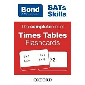 Bond SATs Skills: The complete set of Times Tables Flashcard, Paperback - Michellejoy Hughes imagine